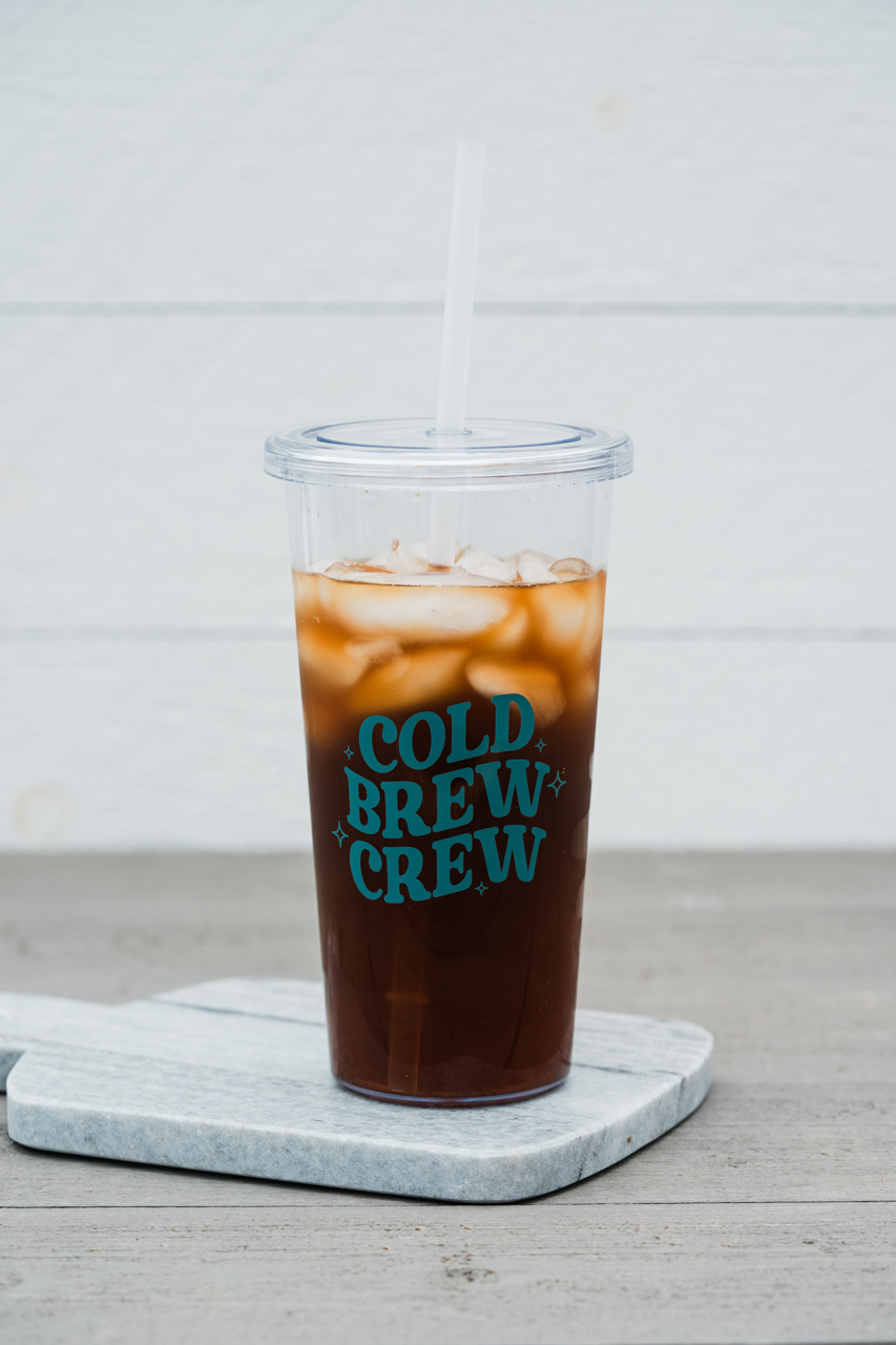 24oz Cold Brew Crew Tumbler – Insulated Coffee Tumbler | Twin
