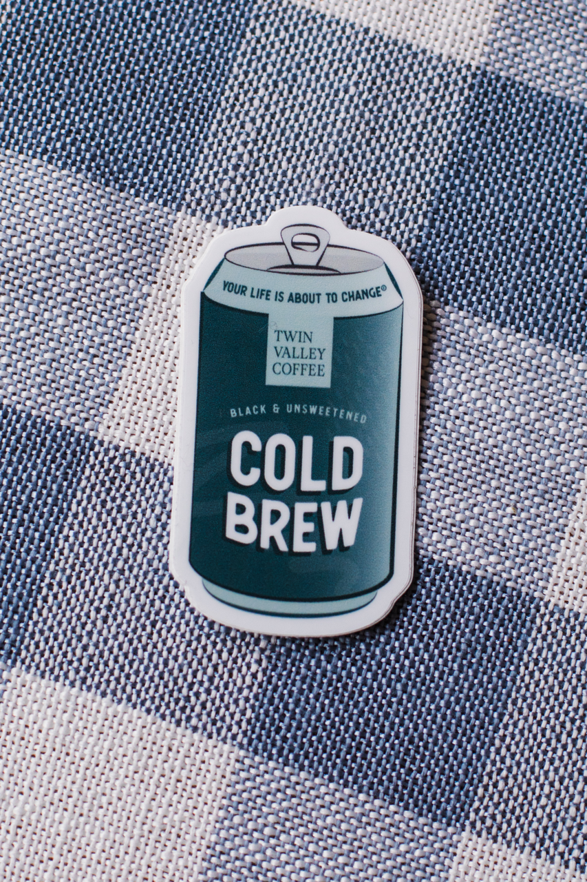 TVC Cold Brew Can Sticker