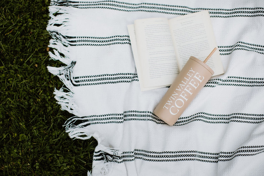 24oz Tan Tumbler