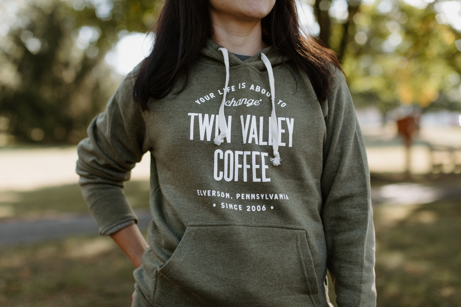 Olive Triblend Hoodie
