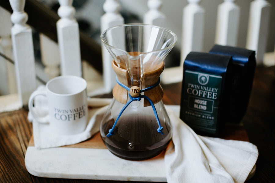 chemex with mug