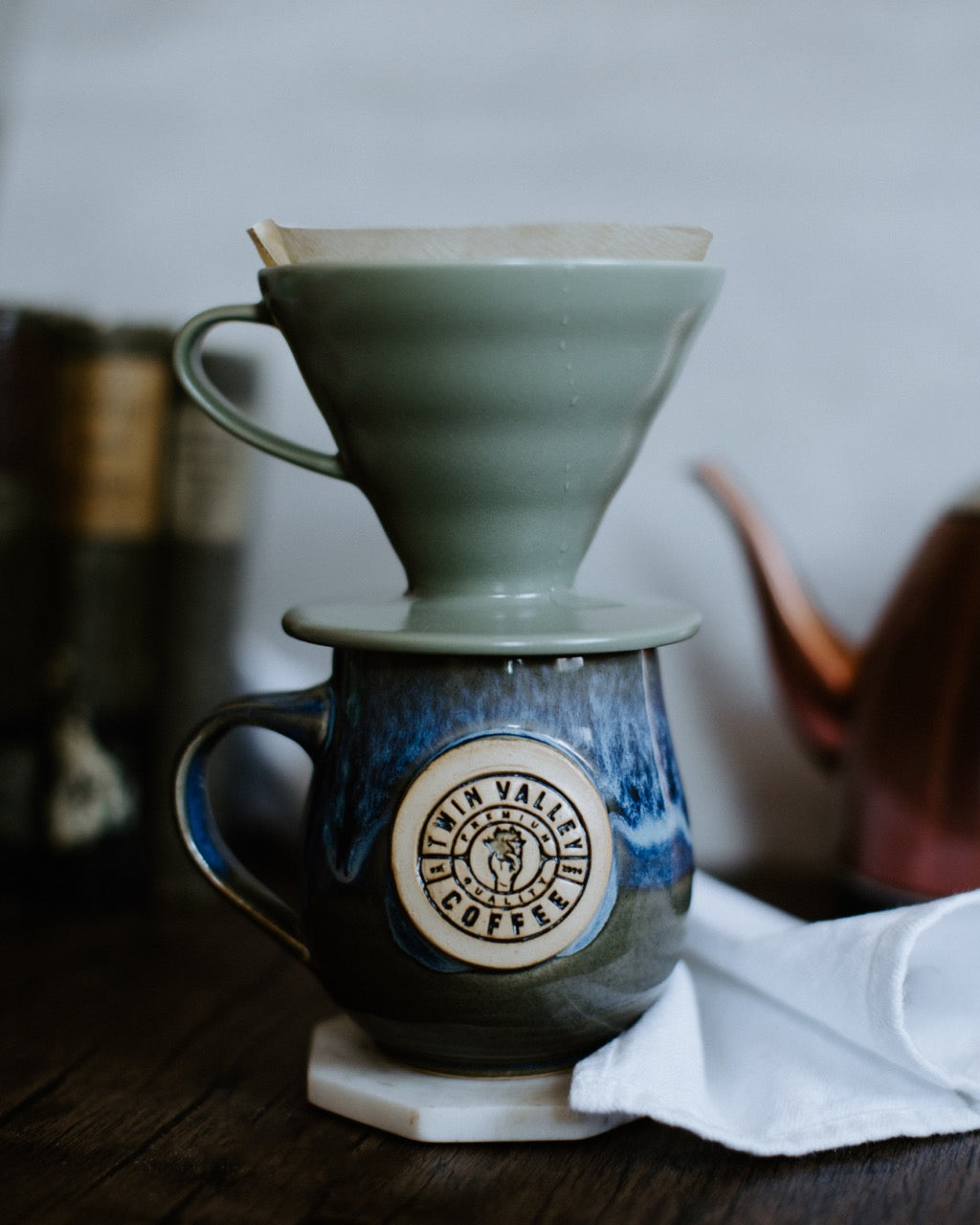 Ceramic Pour Over Dripper – Twin Valley Coffee